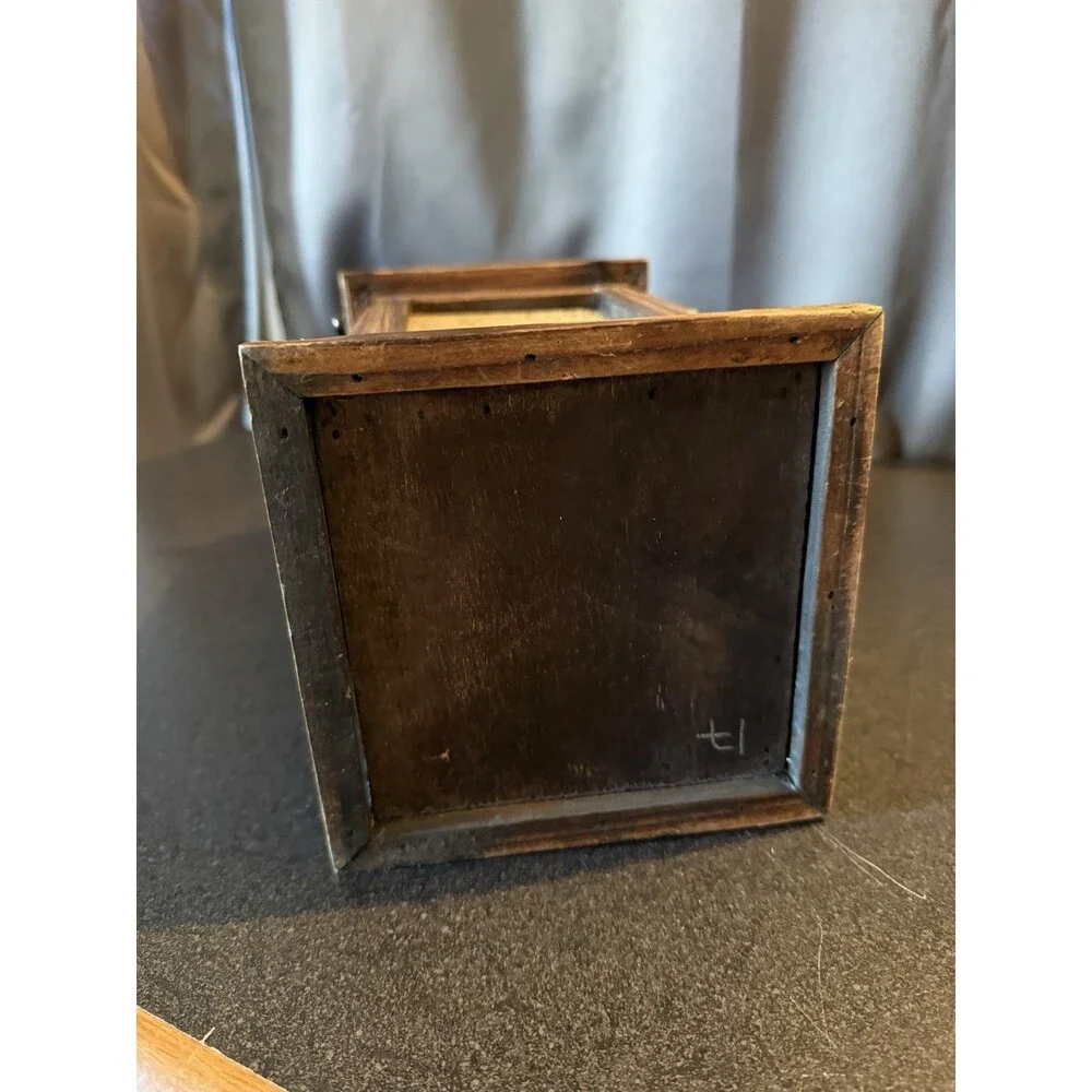 Vintage/French Rustic Style Lantern Box with Glass And latch